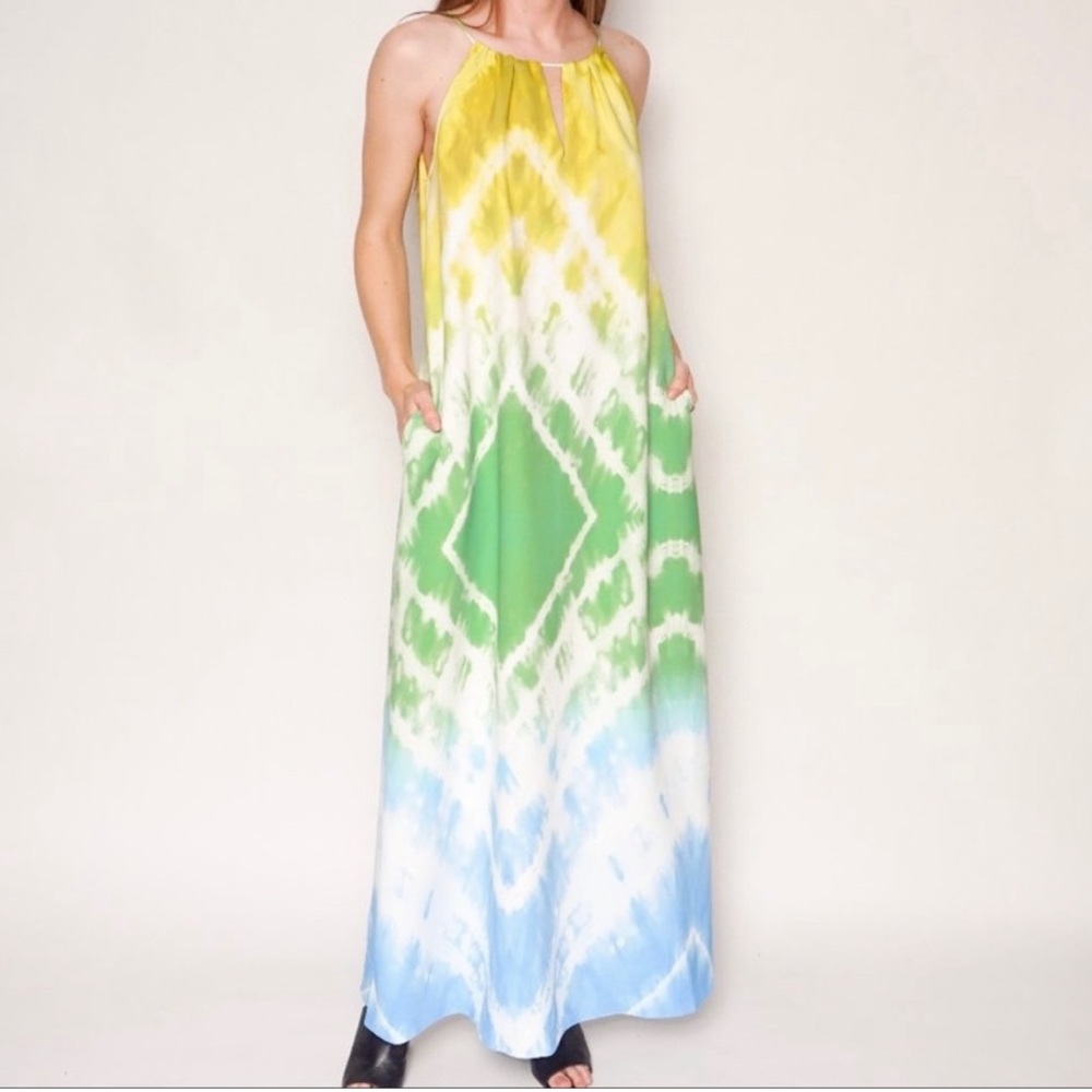 Amanda Uprichard Tie Dye Julie Maxi NWOT
